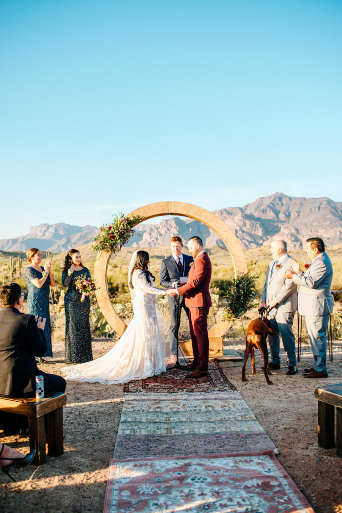 Arizona Superstition Mountains Wedding