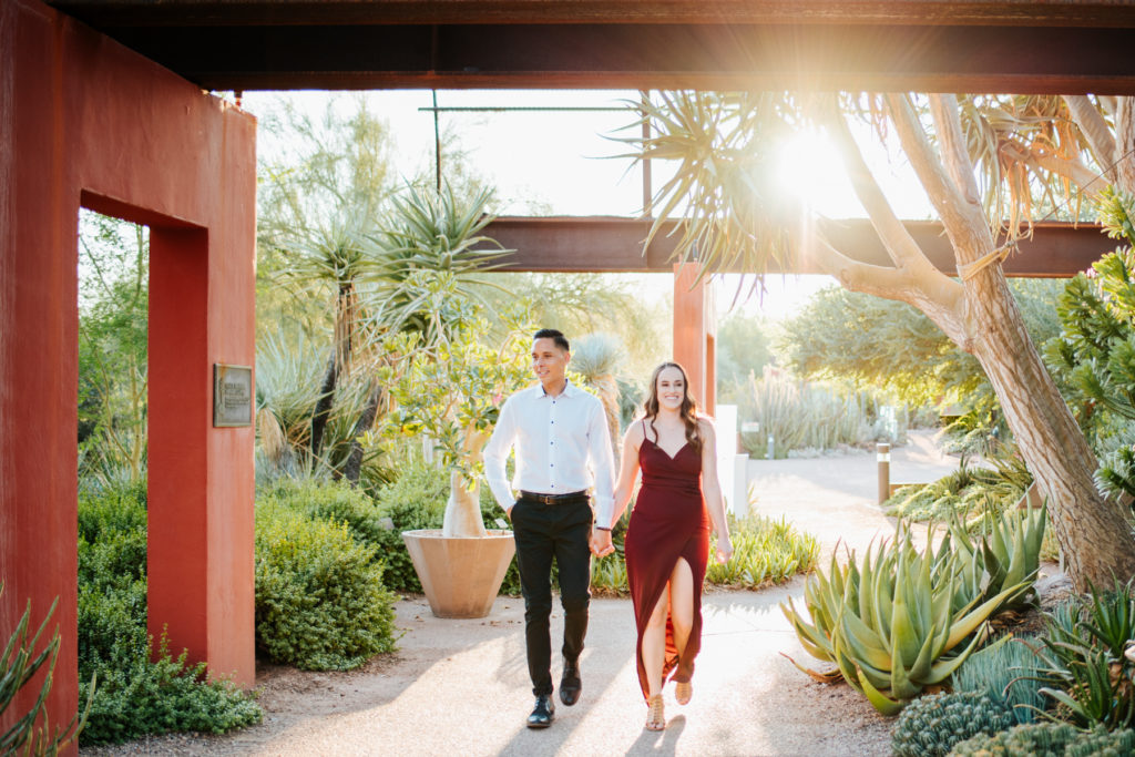 Phoenix Engagement at Desert Botanical Gardens