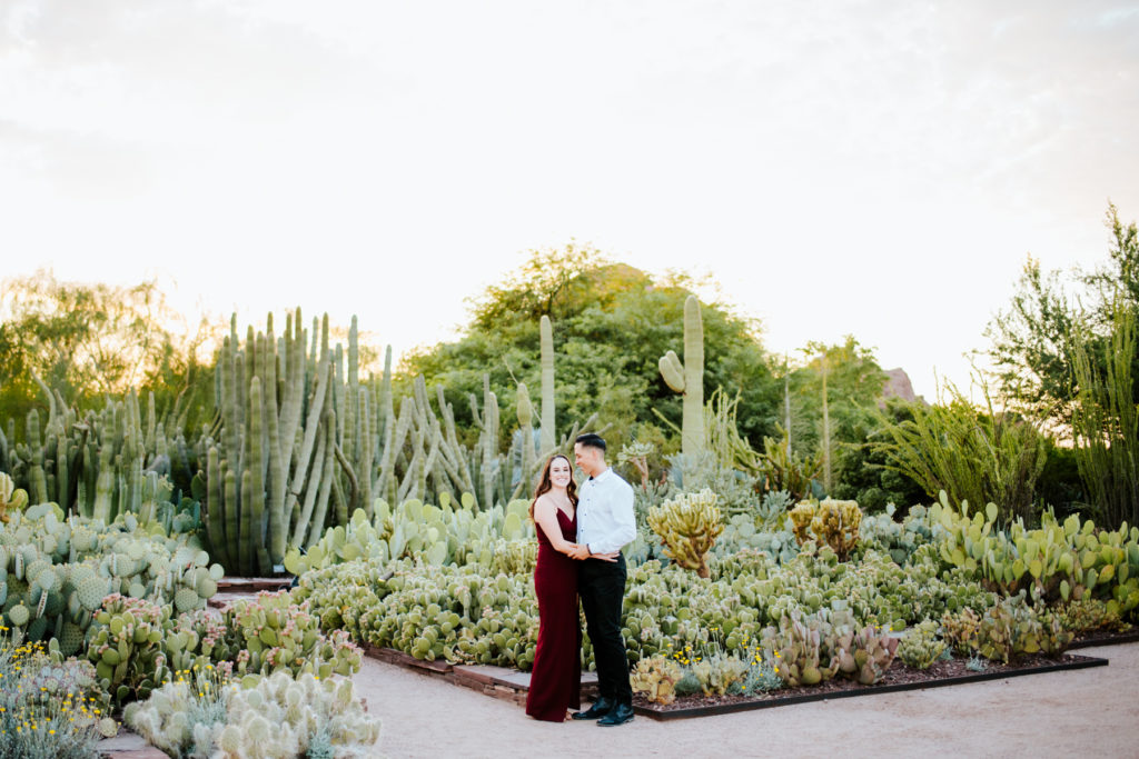 Phoenix Engagement at Desert Botanical Gardens