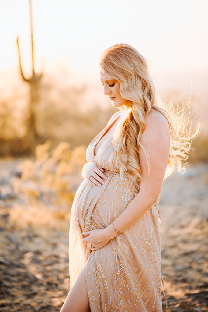 Arizona maternity photography session