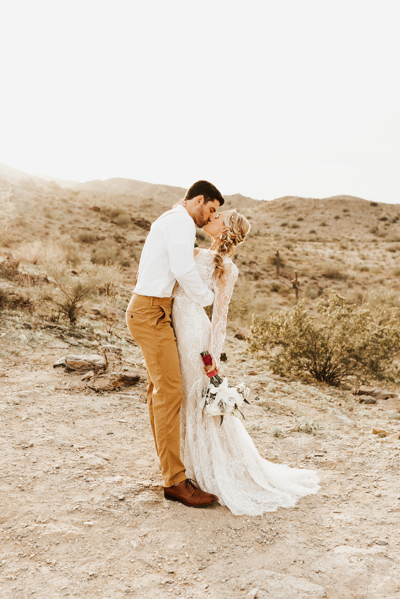 Arizona desert elopement