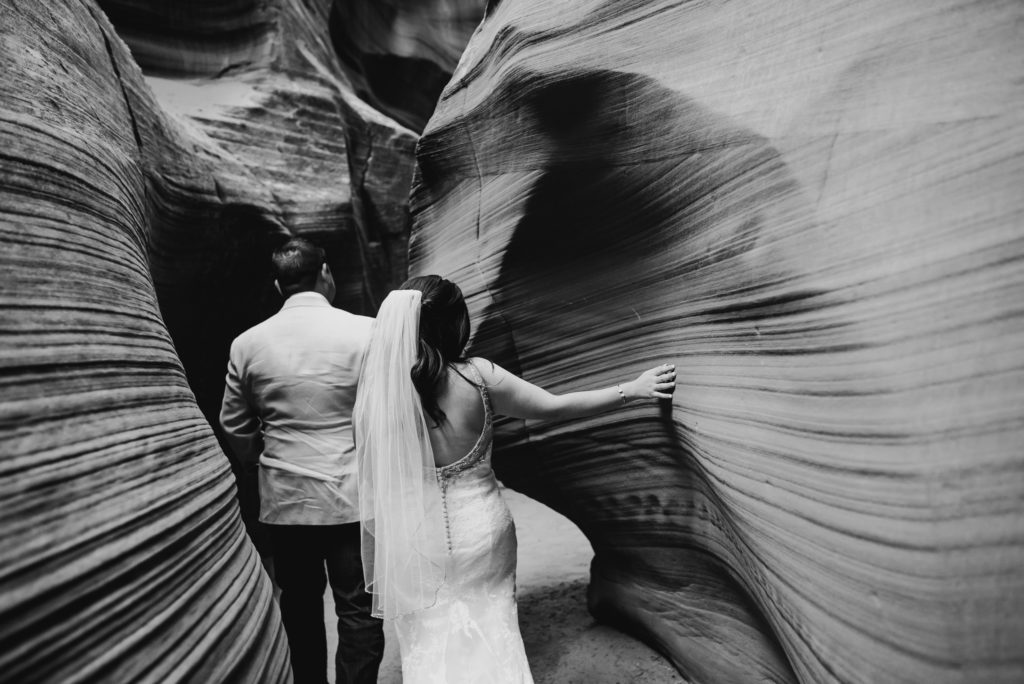 Elopement in Slot Canyon