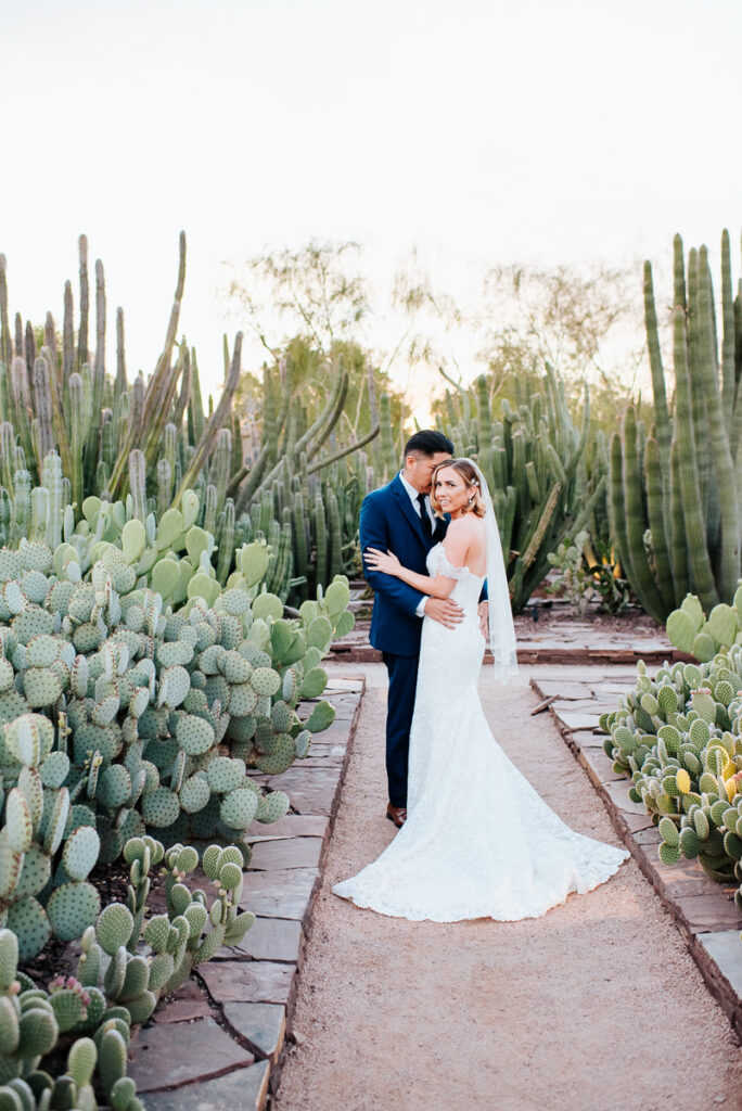 Phoenix wedding at Desert Botanical Garden